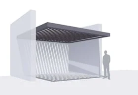 Structure entre deux murs