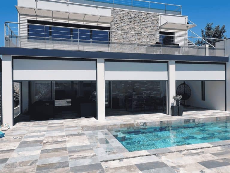Carport Aluminium + 4 stores screeny - Sète