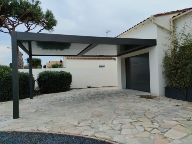Double module avec panneaux thermotop gris anthracite