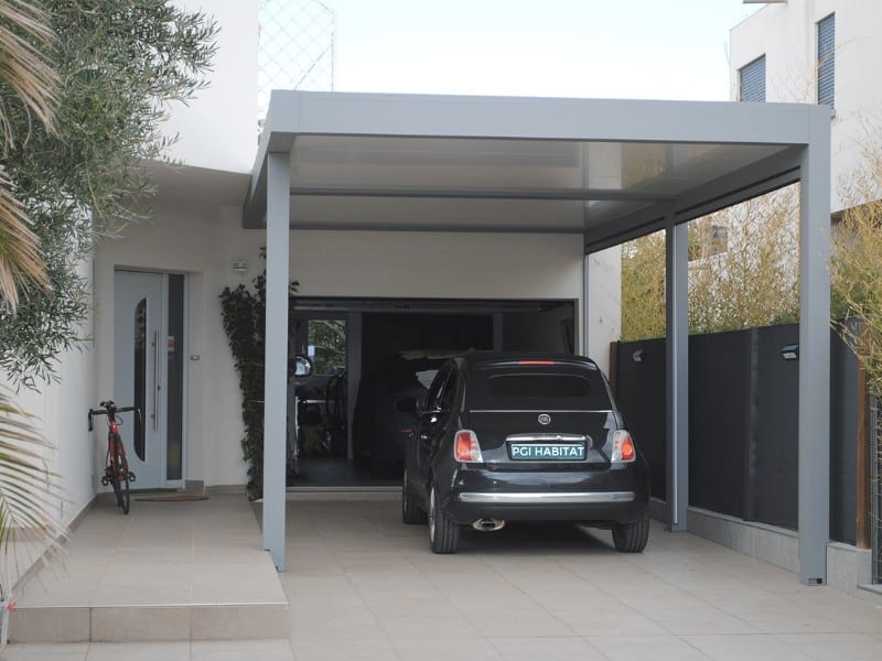 Carport Voiture adossée en façade - Montpellier