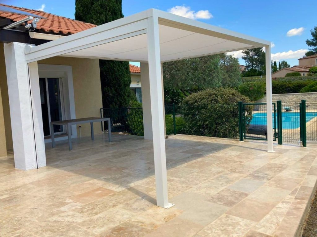 Pergola à toile rétractable
