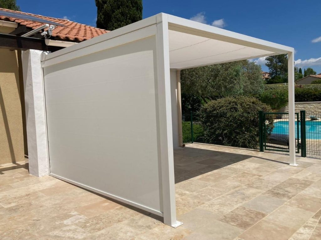Pergola à toile rétractable
