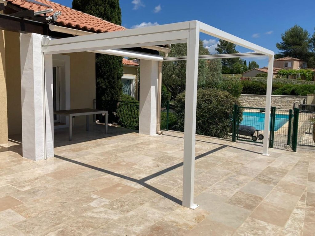 Pergola à toile rétractable