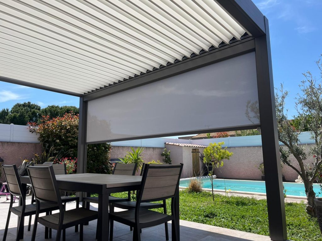 Pergola en aluminium à Béziers
