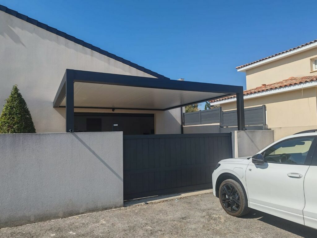 Carport adossé