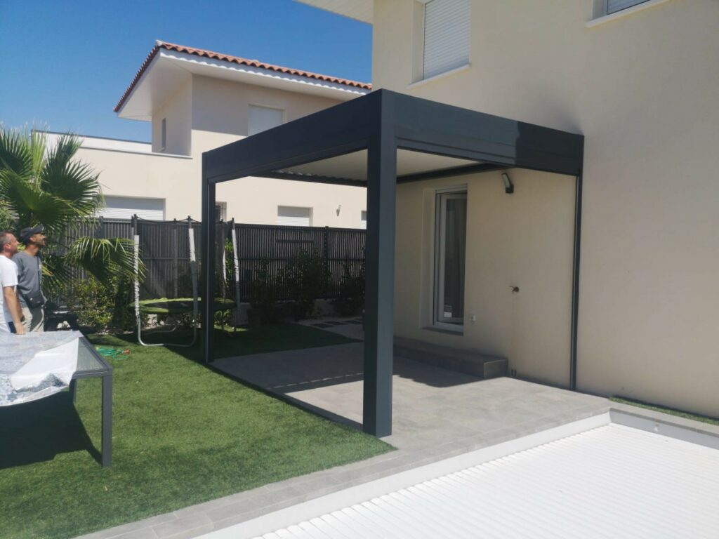 Pergola adossée