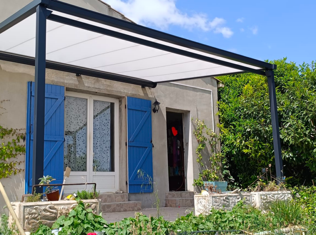Pergola à toile rétractable